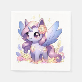 Guardanapo De Papel Chá de fraldas Divertido Unicorn