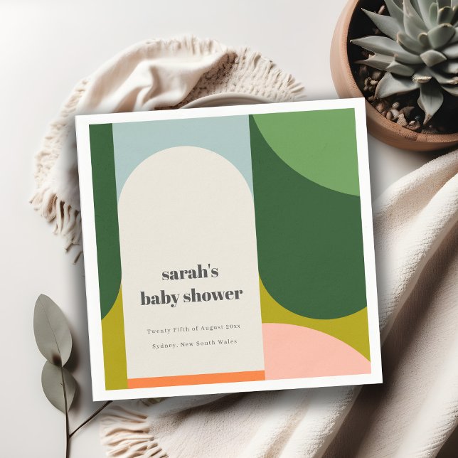 Guardanapo De Papel Chá de fraldas do Abstrato de trava retrógrada col (Criador carregado)