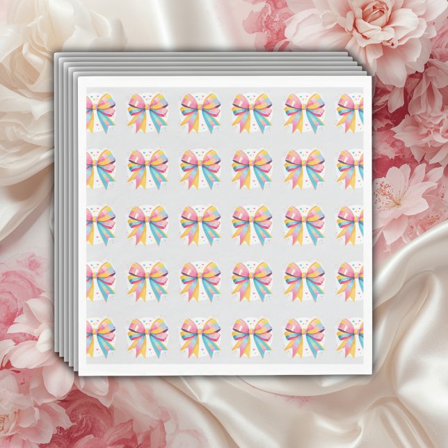 Guardanapo De Papel Chá de fraldas do Arco Arco-Íris (Criador carregado)