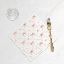 Guardanapo De Papel Chá de fraldas do arco Coquette