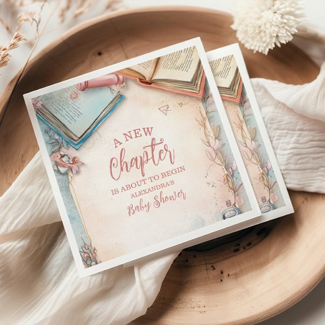 Guardanapo De Papel Chá de fraldas do Boho Storybook (Criador carregado)