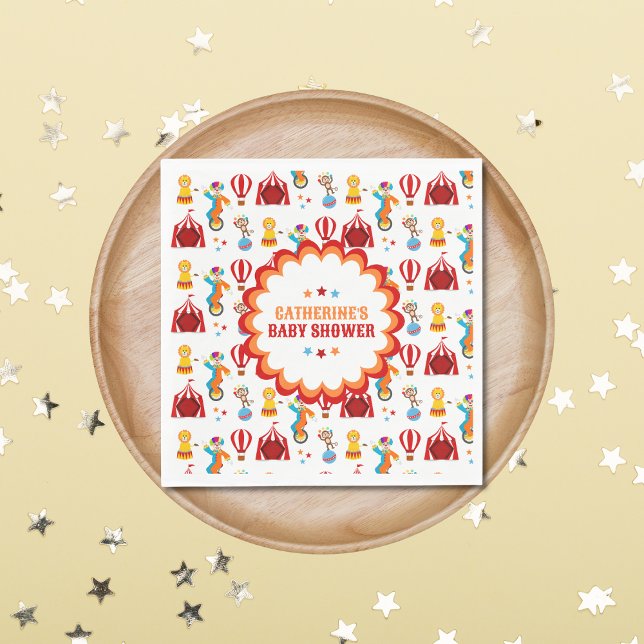 Guardanapo De Papel Chá de fraldas do Festival de Circo do Carnaval (Criador carregado)