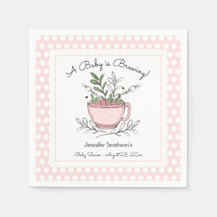 Guardanapo De Papel Chá de fraldas do Tea Cup Tea Party