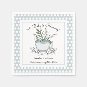 Guardanapo De Papel Chá de fraldas do Tea Cup Tea Party Napkins