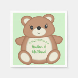 Guardanapo De Papel Chá de fraldas do Urso de Teddy