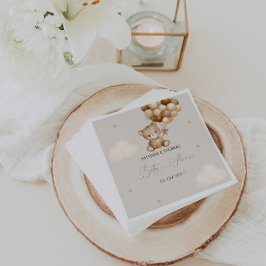 Guardanapo De Papel Chá de fraldas do Urso de Teddy Neutro