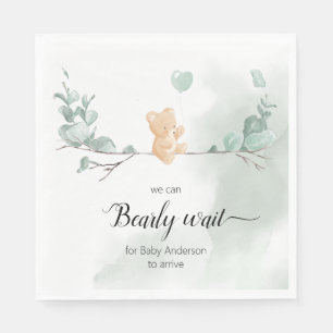 Guardanapo De Papel Chá de fraldas do Urso Eucalipto