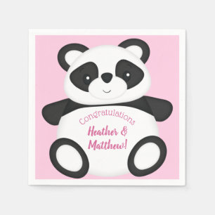 Guardanapo De Papel Chá de fraldas do Urso Panda