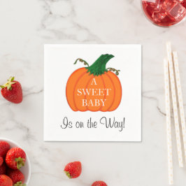 Guardanapo De Papel Chá de fraldas Doce Pumpkin