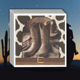 Guardanapo De Papel Chá de fraldas Elegante Boots