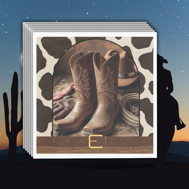 Guardanapo De Papel Chá de fraldas Elegante Boots (Criador carregado)