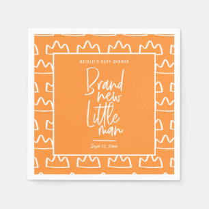 Guardanapo De Papel Chá de fraldas escrito moderno