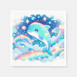 Guardanapo De Papel Chá de fraldas Fantasy Dolphin
