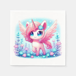 Guardanapo De Papel Chá de fraldas Fantasy Unicorn