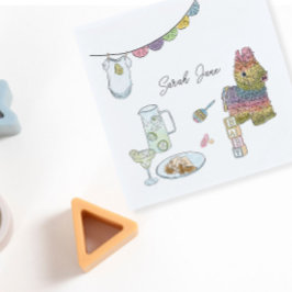 Guardanapo De Papel Chá de fraldas Fiesta