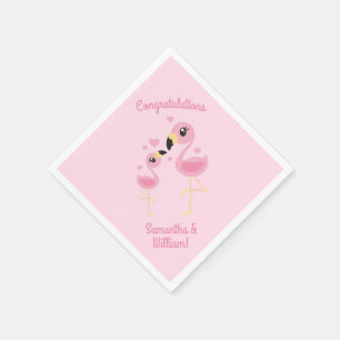 Guardanapo De Papel Chá de fraldas Flamingo Rosa