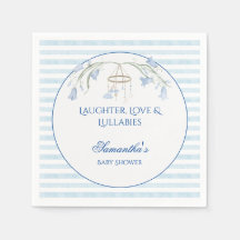 Chá de fraldas Floral Bluebell Mobile Celestial Bo