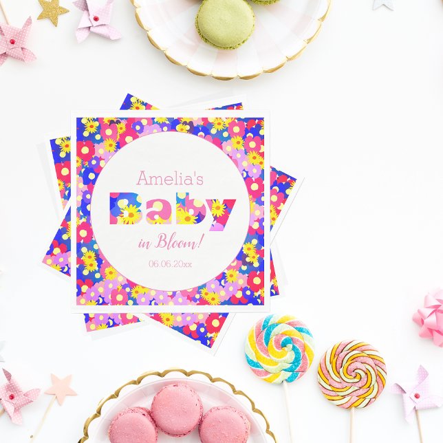 Guardanapo De Papel Chá de fraldas Floral bonito (Criador carregado)