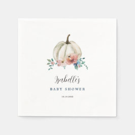 Guardanapo De Papel Chá de fraldas Floral De Abóbora