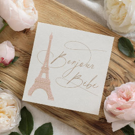 Guardanapo De Papel Chá de fraldas francês Bonjour Bebe Paris