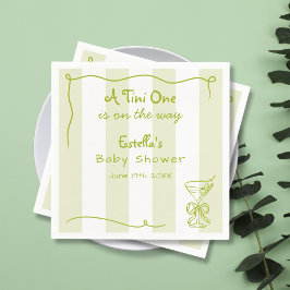 Guardanapo De Papel Chá de fraldas Funky Retro Dirty Martini