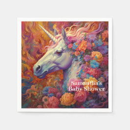 Guardanapo De Papel Chá de fraldas Incrível Unicorn