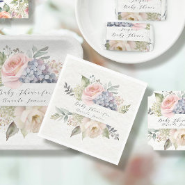 Guardanapo De Papel Chá de fraldas Inglês Elegante Country Rosa Rose