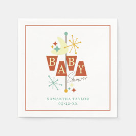 Guardanapo De Papel Chá de fraldas Moderno do Século médio Napkins