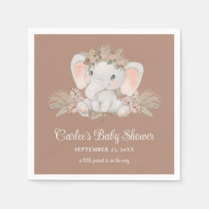Guardanapo De Papel Chá de fraldas Neutro de Gênero do Elefante Cute B