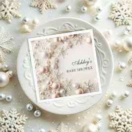 Guardanapo De Papel Chá de fraldas Neutro de Wonderland de inverno