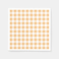 Chá de fraldas Orange Gingham
