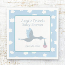 Chá de fraldas para Boy Storages com Céu Azul e Nu