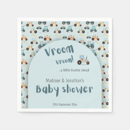Guardanapo De Papel Chá de fraldas pequeno trator à frente Papel Napki