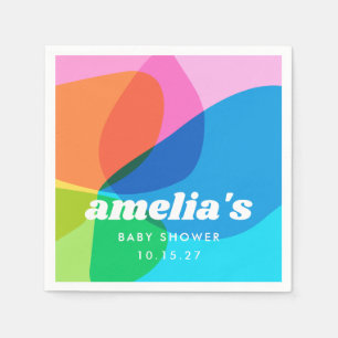 Guardanapo De Papel Chá de fraldas Personalizado de Abstrato com Cor R