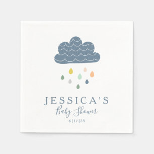 Guardanapo De Papel Chá de fraldas Personalizado Gotas de Rainha da Nu
