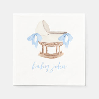 Guardanapo De Papel Chá de fraldas Personalizado Napkins, Arco Azul Na