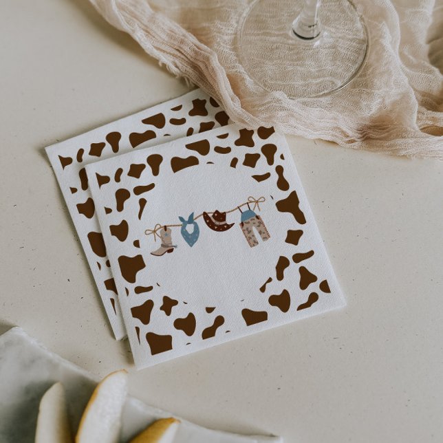 Guardanapo De Papel Chá de fraldas Rodeo Western Cowboy (Criador carregado)