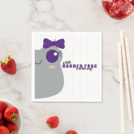 Guardanapo De Papel Chá de fraldas Roxo Sapo Roxo