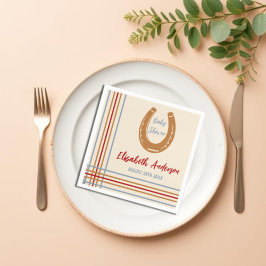 Guardanapo De Papel Chá de fraldas russo de ferradura ocidental