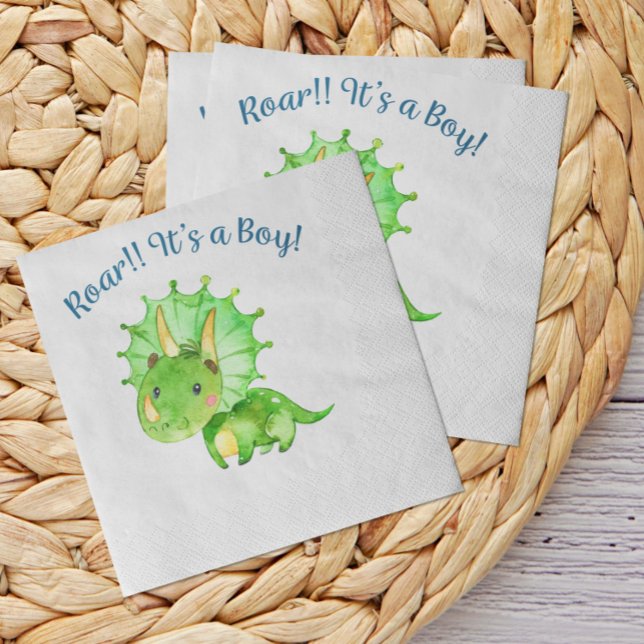 Guardanapo De Papel Chá de fraldas Russo Dinossauro Napkin (Criador carregado)