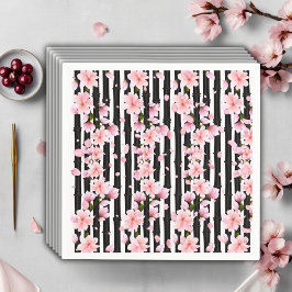 Guardanapo De Papel Chá de fraldas Sakura Primavera Cherry Blossoms