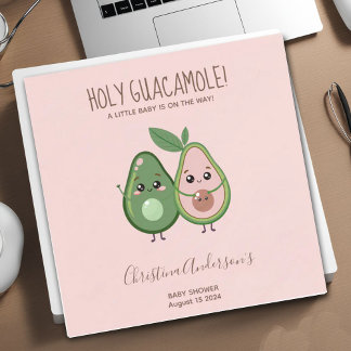 Guardanapo De Papel Chá de fraldas Santa Guacamole Rosa Avocado
