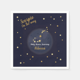 Guardanapo De Papel Chá de fraldas Scorpio zodiac