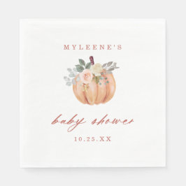 Guardanapo De Papel Chá de fraldas Terracotta Pumpkin