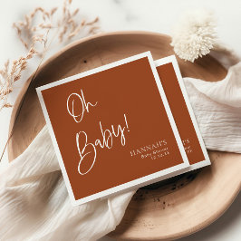 Guardanapo De Papel Chá de fraldas Terthy Terracotta Bohemian