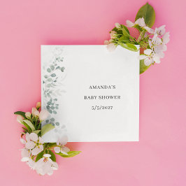 Guardanapo De Papel Chá de fraldas verde