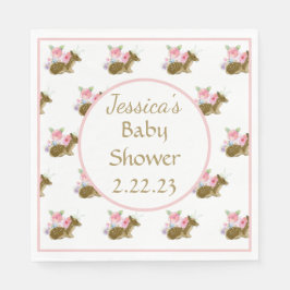 Guardanapo De Papel Chá de fraldas Watercolor Floral Boho