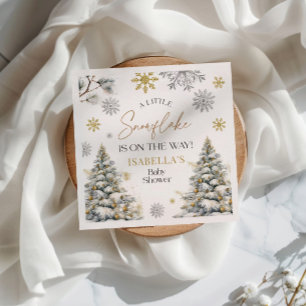 Guardanapo De Papel Chá de fraldas Winter Wonderland