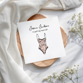 Guardanapo De Papel Chá de Lingerie Floral Neutro