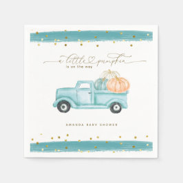 Guardanapo De Papel Chá de Menino de Queda Moderna Minimalista da Abób